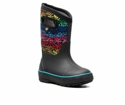Best deal 🔥 Girls' Bogs Footwear Toddler & Little Kid Classic II Textures 🥾 Boots Black Multi 🔥 -GIRLS' BOOTS Shop 2 209