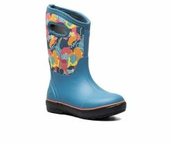 New 🌟 Girls' Bogs Footwear Toddler & Little Kid Classic II Geo 🥾 Boots French Blue 😉 -GIRLS' BOOTS Shop 2 212