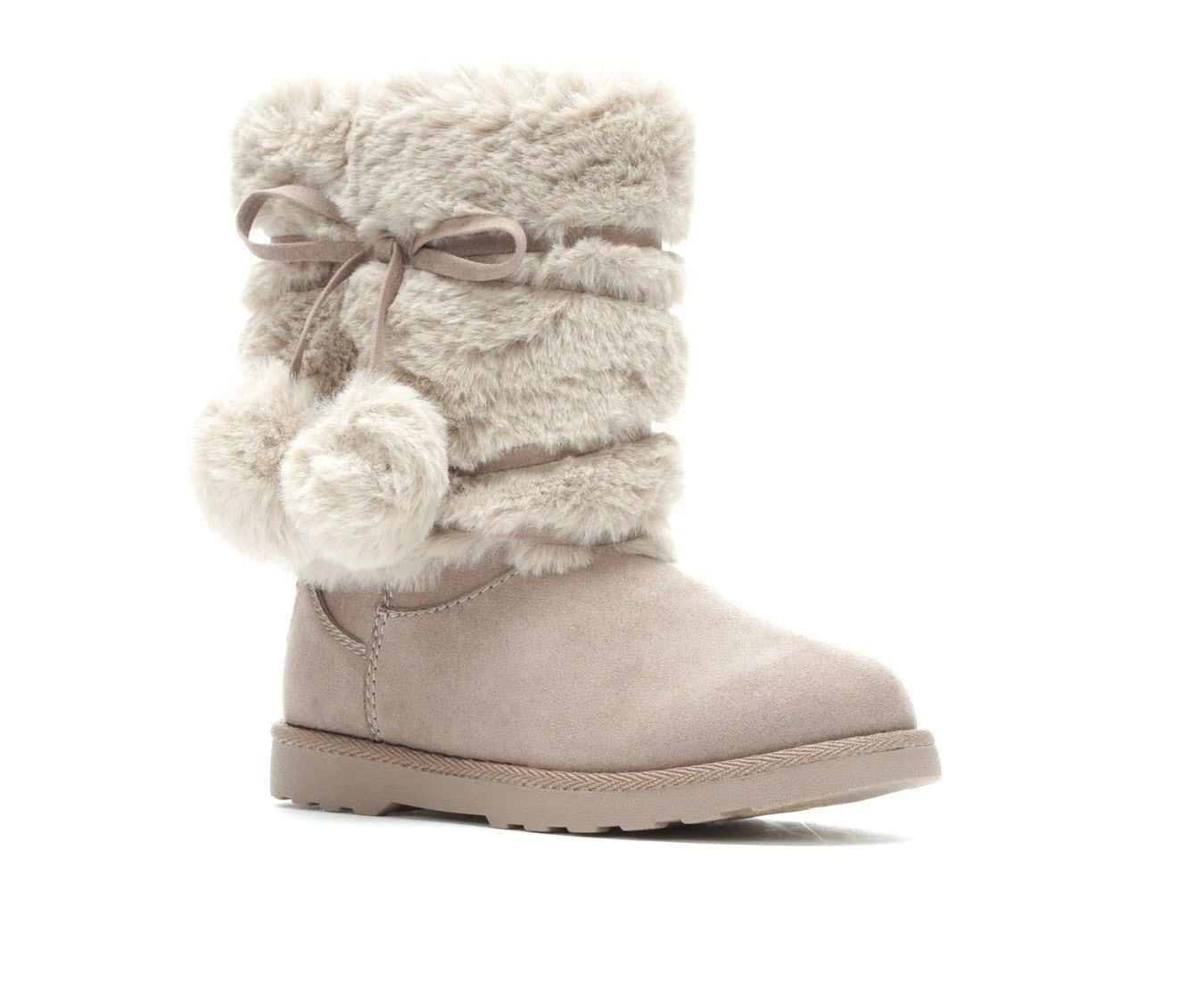 New 🤩 Girls' Makalu Little Kid & Big Kid Cozy Land 🥾 Boots Taupe 👍 3 New 🤩 Girls' Makalu Little Kid & Big Kid Cozy Land 🥾 Boots Taupe 👍 - Image 3