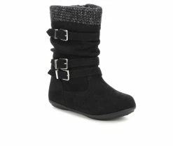 Top 10 ⭐ Girls' Unr8ed Toddler Lacey 🥾 Boots Black ✨ -GIRLS' BOOTS Shop 2 237