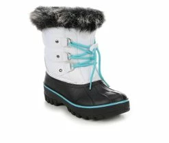 Wholesale 😉 Girls' Itasca Sonoma Little Kid & Big Kid Icy II Winter 🥾 Boots White/Turquoise ⭐ 8 Wholesale 😉 Girls' Itasca Sonoma Little Kid & Big Kid Icy II Winter 🥾 Boots White/Turquoise ⭐ -GIRLS' BOOTS Shop 2 239