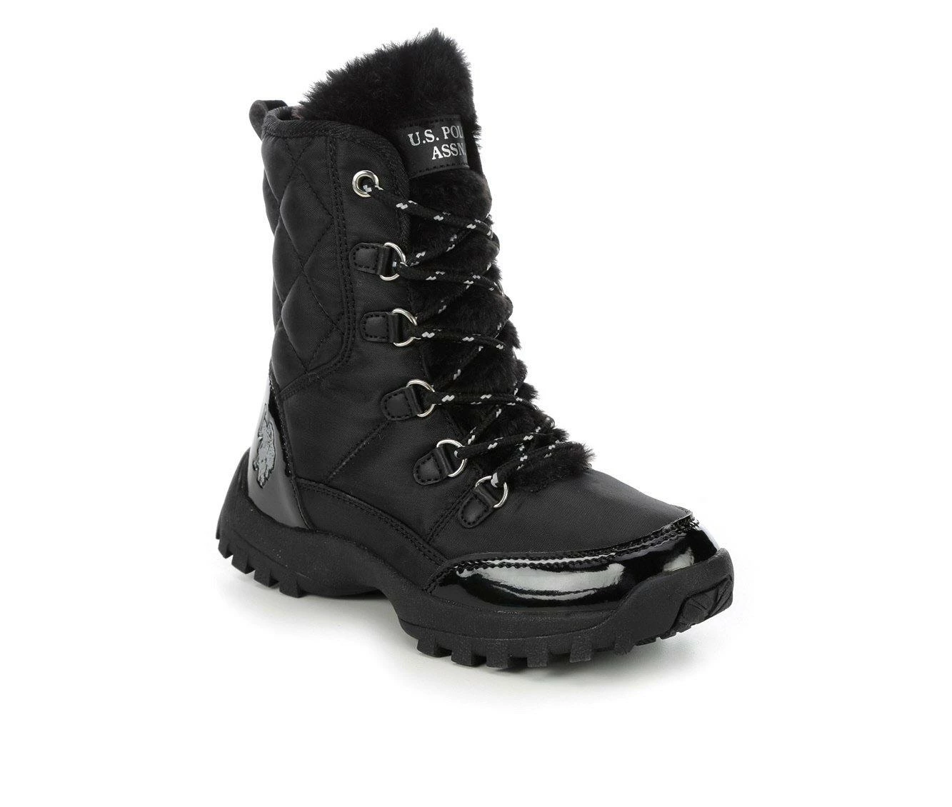 Cheap ๐ฅ Girls' US Polo Assn Little Kid & Big Kid Maisy Winter ๐ฅพ Boots Black/Silver ๐ 3 Cheap ๐ฅ Girls' US Polo Assn Little Kid & Big Kid Maisy Winter ๐ฅพ Boots Black/Silver ๐ - Image 3