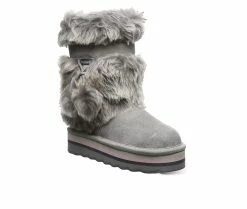 Best deal 🌟 Girls' Bearpaw Little Kid & Big Kid Retro Tama Winter 🥾 Boots Gray Fog 🌟 -GIRLS' BOOTS Shop 2 281