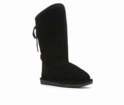 New 🔔 Girls' Bearpaw Little Kid & Big Kid Phylly 🥾 Boots Black 🤩 -GIRLS' BOOTS Shop 2 321