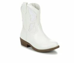 Hot Sale ✔️ Girls' Madden Girl Little Kid & Big Kid MRodeo Cowboy 🥾 Boots White ❤️ -GIRLS' BOOTS Shop 2 328