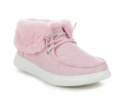 Discount ❤️ Girls' Skechers Little Kid & Big Kid Skipper Fur Slip-On 👟 Shoes Light Pink 😍 -GIRLS' BOOTS Shop 2 376