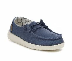 Deals 👏 Girls' HEY DUDE Little Kid & Big Kid Wendy Sparkling Denim Slip-On 👟 Shoes Sparkling Denim 🔔 -GIRLS' BOOTS Shop 2 378