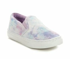 Outlet ❤️ Girls' Capelli New York Toddler Tie Dye Slip-On 👟 Sneakers Pastel Combo 🌟 -GIRLS' BOOTS Shop 2 386