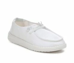 Outlet 🔥 Girls' Drope Little Kid & Big Kid Kate Slip-On 👟 Shoes White 🔔 -GIRLS' BOOTS Shop 2 397