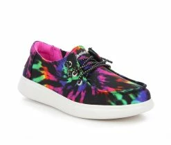 Flash Sale 🤩 Girls' Skechers Little Kid & Big Kid Skipper Slip-On 👟 Shoes Black/Tie Dye 😀 -GIRLS' BOOTS Shop 2 399