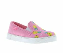 Hot Sale 🌟 Girls' Oomphies Toddler & Little Kid Madison Slip On 👟 Sneakers Pineapple Pink ⌛ -GIRLS' BOOTS Shop 2 414