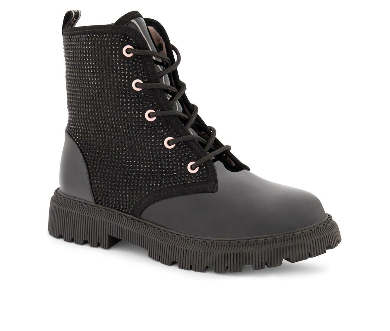 Best Pirce ๐ Girls' DKNY Little Kid & Big Kid Ava Stone Web ๐ฅพ Boots Black ๐ 3 Best Pirce ๐ Girls' DKNY Little Kid & Big Kid Ava Stone Web ๐ฅพ Boots Black ๐ - Image 3