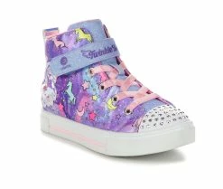 Budget 🌟 Girls' Skechers Little Kid Twinkle Sparks Unicorn Light-Up High-Top 👟 Sneakers Purple Multi 🥰 -GIRLS' BOOTS Shop 2 445
