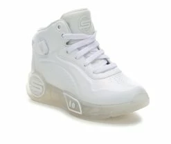 Best Sale 🛒 Girls' Skechers Little & Big Kid S-Lights Remix Sound Activated Light-Up 👟 Sneakers White 👏 -GIRLS' BOOTS Shop 2 447