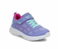 Discount 😉 Girls' Skechers Little Kid & Big Kid Glimmer Kicks Light-Up Running 👟 Shoes Periwinkle 🎁 -GIRLS' BOOTS Shop 2 456
