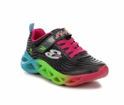 Flash Sale ❤️ Girls' Skechers Little Kid & Big Kid Twisty Brights Light-Up 👟 Sneakers Black/Rainbow ❤️ -GIRLS' BOOTS Shop 2 464