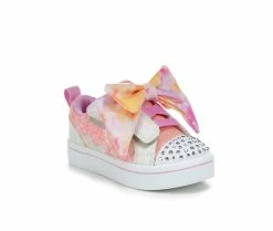 Best Pirce 🔥 Girls' Skechers Toddler & Little Kid Twi-Lites Light-Up Platform 👟 Sneakers Pink/Multi 😍 -GIRLS' BOOTS Shop 2 465