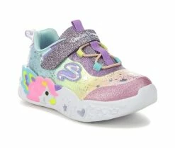 Coupon 🧨 Girls' Skechers Toddler Unicorn Charmer Twilight Light-Up 👟 Shoes Purple/Multi 🛒 -GIRLS' BOOTS Shop 2 468