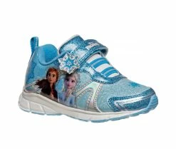 Outlet ✔️ Girls' Disney Toddler & Little Kid CH18126C Frozen II Light-Up 👟 Sneakers Blue 🛒 -GIRLS' BOOTS Shop 2 471