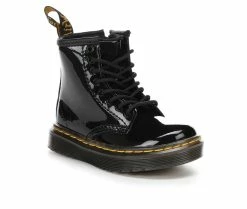 Best Sale 😉 Girls' Dr. Martens Toddler Zavala Patent 🥾 Boots Black 😍 -GIRLS' BOOTS Shop 2 48