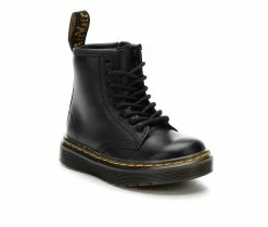 Outlet 🧨 Girls' Dr. Martens Toddler Zavala Combat 🥾 Boots Black ✔️ -GIRLS' BOOTS Shop 2 49