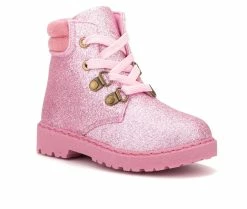 Best Pirce 🌟 Girls' Olivia Miller Toddler Tobey Lace-Up 🥾 Boots Pink 🔥 8 Best Pirce 🌟 Girls' Olivia Miller Toddler Tobey Lace-Up 🥾 Boots Pink 🔥 -GIRLS' BOOTS Shop 2 52