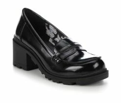 Best Pirce 😉 Girls' Jellypop Little Kid & Big Kid Step Up Heeled Loafers Black ✔️ -GIRLS' BOOTS Shop 2 546