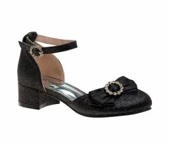 Coupon 😉 Girls' Badgley Mischka Little Kid & Big Kid Elizabeth 👗 Dress 👟 Shoes Black Glitter 😍 -GIRLS' BOOTS Shop 2 549