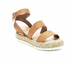 Flash Sale 🔔 Girls' Soda Little Kid & Big Kid Theme Platform 🩴 Sandals Tan 😍 -GIRLS' BOOTS Shop 2 566