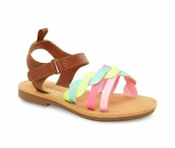 Outlet 🤩 Girls' Carters Toddler & Little Kid Denali 🩴 Sandals Pastel Multi 🎉 -GIRLS' BOOTS Shop 2 574