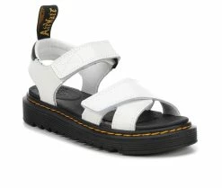 Buy 🤩 Girls' Dr. Martens Big Kid Vossie 🩴 Sandals White 😍 -GIRLS' BOOTS Shop 2 598
