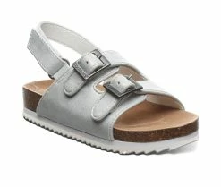 Deals 👍 Girls' Bearpaw Toddler & Little Kid Brooklyn Footbed 🩴 Sandals White Metallic 😉 8 Deals 👍 Girls' Bearpaw Toddler & Little Kid Brooklyn Footbed 🩴 Sandals White Metallic 😉 -GIRLS' BOOTS Shop 2 605
