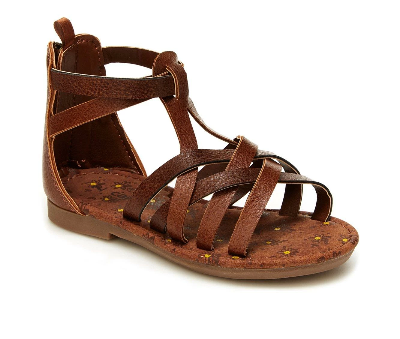 Wholesale ❤️ Girls' Carters Toddler & Little Kid Natalia 🩴 Sandals Brown/Brown 😀 3 Wholesale ❤️ Girls' Carters Toddler & Little Kid Natalia 🩴 Sandals Brown/Brown 😀 - Image 3