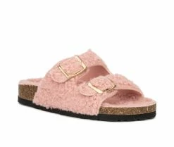 Outlet 🌟 Girls' Olivia Miller Little Kid & Big Kid Hailey Footbed 🩴 Sandals Blush ✨ -GIRLS' BOOTS Shop 2 628