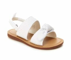 Coupon ✔️ Girls' OshKosh B'gosh Infant & Toddler Lotty 🩴 Sandals White 🌟 -GIRLS' BOOTS Shop 2 652
