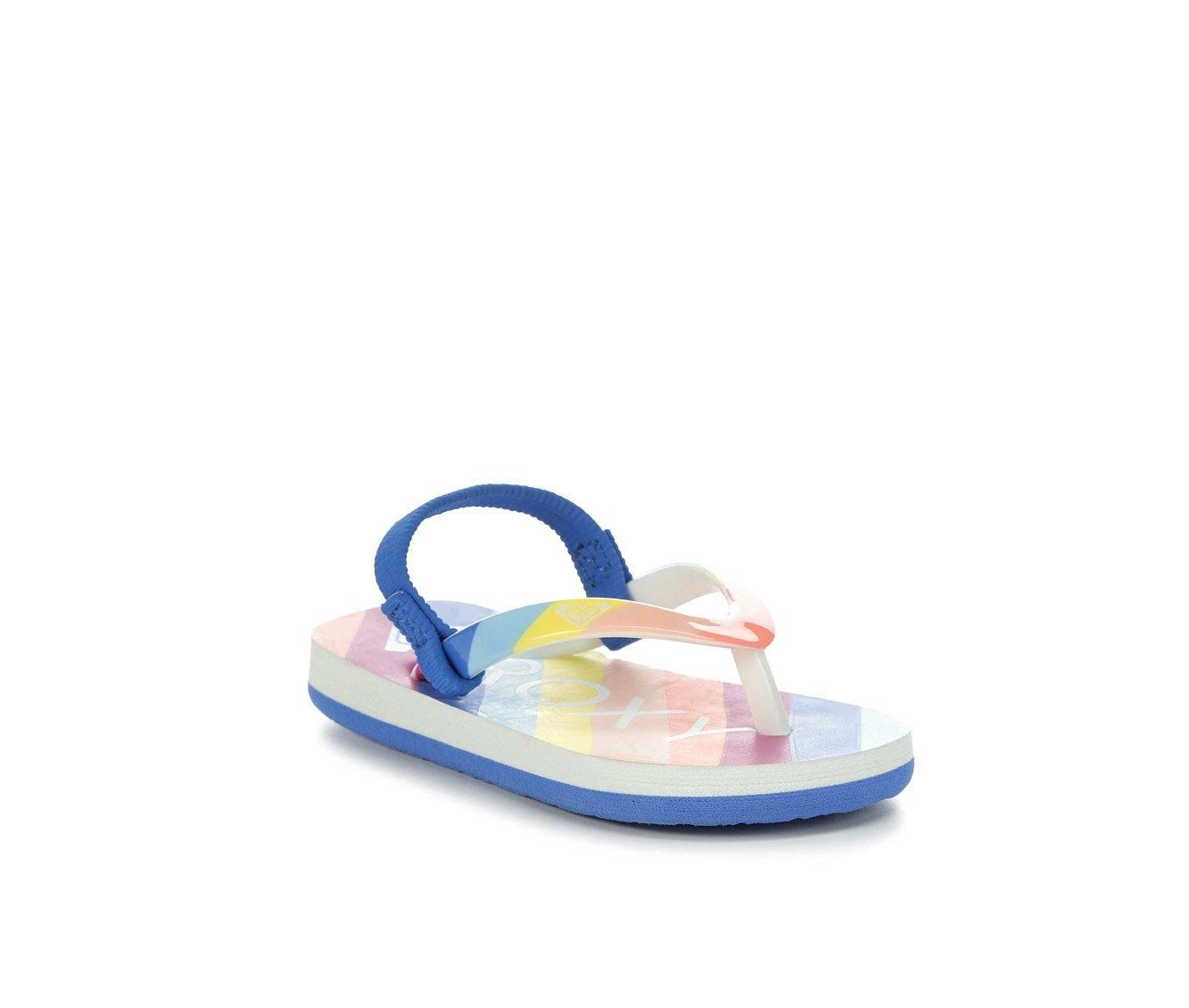 Cheapest 🛒 Girls' Roxy Toddler Pebbles VI Flip-Flops Baja Blue/Pink ⌛ 3 Cheapest 🛒 Girls' Roxy Toddler Pebbles VI Flip-Flops Baja Blue/Pink ⌛ - Image 3