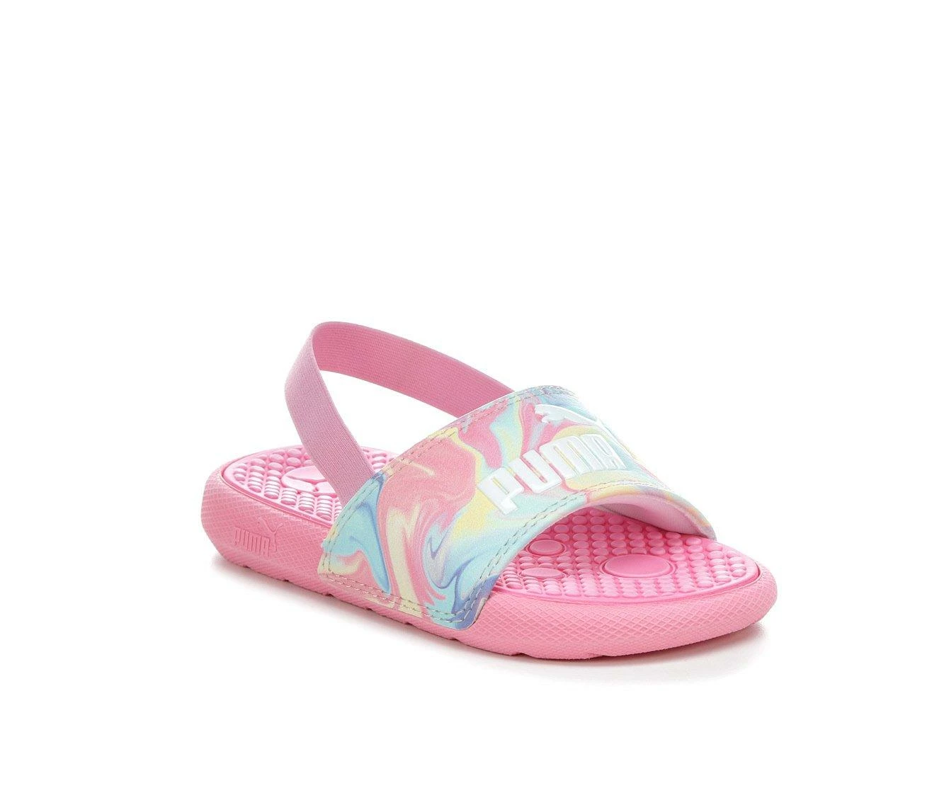Promo 👏 Girls' Puma Toddler Cool Cat Ice Cream Swirl Sport Slides Pastel Multi 😀 3 Promo 👏 Girls' Puma Toddler Cool Cat Ice Cream Swirl Sport Slides Pastel Multi 😀 - Image 3
