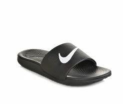Best Sale 😍 Kids' Nike Little Kid & Big Kid Kawa Sport Slides Black/White 🔔 -GIRLS' BOOTS Shop 2 672