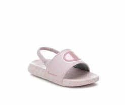 Hot Sale 😉 Girls' Champion Toddler Mega Script Repeat Sport Slides Hush Pink 🥰 8 Hot Sale 😉 Girls' Champion Toddler Mega Script Repeat Sport Slides Hush Pink 🥰 -GIRLS' BOOTS Shop 2 677