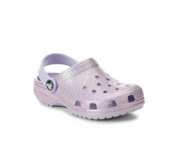 Deals 🎉 Girls' Crocs Toddler Classic Glitter 2 Clogs Lavender ⭐ -GIRLS' BOOTS Shop 2 706