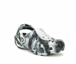 Best Sale 🎉 Kids' Crocs Toddler Classic Marbled 2 Clogs Black/White 👏 -GIRLS' BOOTS Shop 2 707