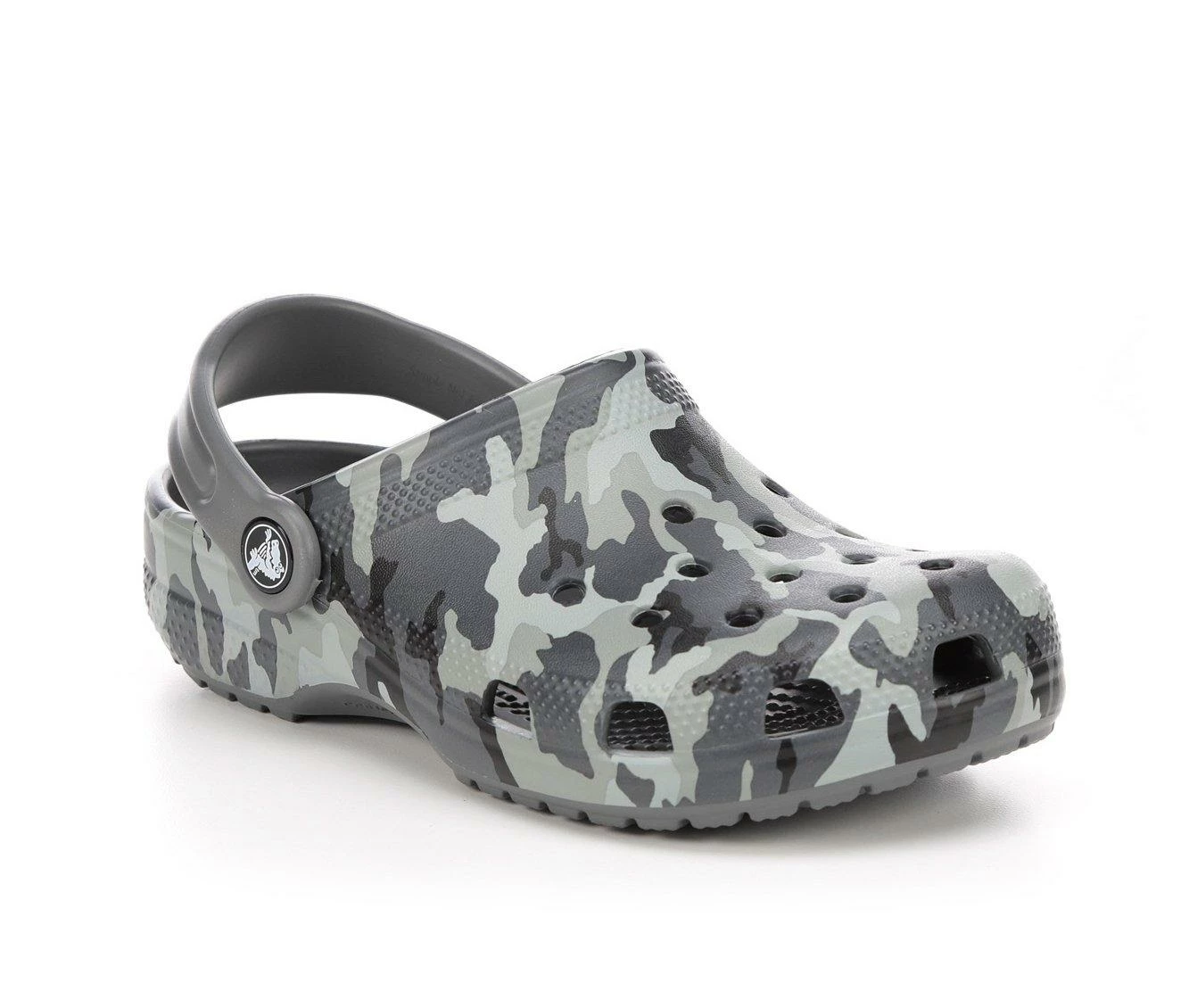 Wholesale 𧨠Kids' Crocs Little Kid & Big Kid Classic Camo Clogs Black/Grey β 3 Wholesale 𧨠Kids' Crocs Little Kid & Big Kid Classic Camo Clogs Black/Grey β - Image 3