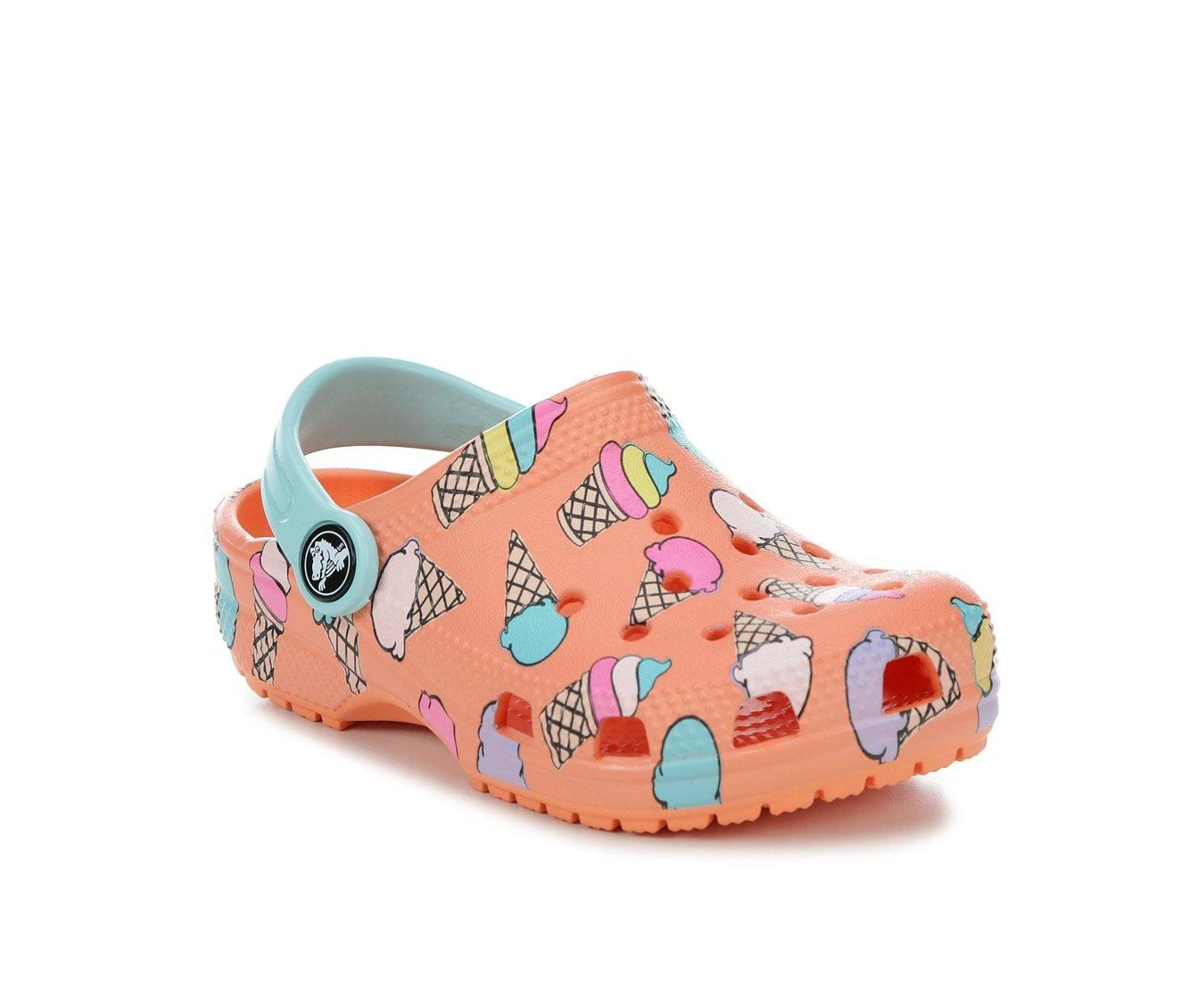 Outlet π Kids' Crocs Toddler Classic Pool Party Clogs Papaya π 3 Outlet π Kids' Crocs Toddler Classic Pool Party Clogs Papaya π - Image 3