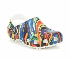 Best Pirce 🤩 Kids' Crocs Toddler Classic Swirl Clogs Cobalt/White 💯 -GIRLS' BOOTS Shop 2 739