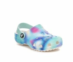 Best Pirce 👏 Kids' Crocs Toddler Solarized Classic Clogs White/Multi 🔔 -GIRLS' BOOTS Shop 2 753