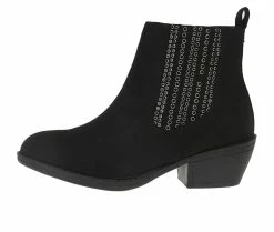 Flash Sale 🛒 Girls' Vince Camuto Little Kid & Big Kid Rusty Heeled Booties Black 🎉 -GIRLS' BOOTS Shop 3 114