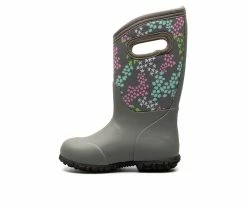 Discount 🧨 Girls' Bogs Footwear Little Kid & Big Kid York Rain 🥾 Boots Grey Multi 🛒 -GIRLS' BOOTS Shop 3 164