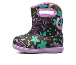 Buy ✔️ Girls' Bogs Footwear Toddler Baby Bogs Floral Rain 🥾 Boots Black Multi ⌛ -GIRLS' BOOTS Shop 3 170