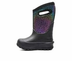 Best Pirce 🔔 Girls' Bogs Footwear Little Kid & Big Kid Neo Classic Rainbo Rain 🥾 Boots Black 🌟 -GIRLS' BOOTS Shop 3 171