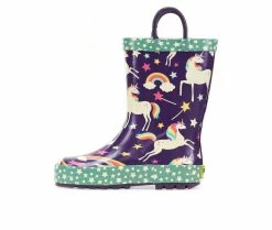 Outlet 😉 Girls' Western Chief Toddler & Little Kid Unicorn Dreams Rain 🥾 Boots Purple 🧨 -GIRLS' BOOTS Shop 3 179